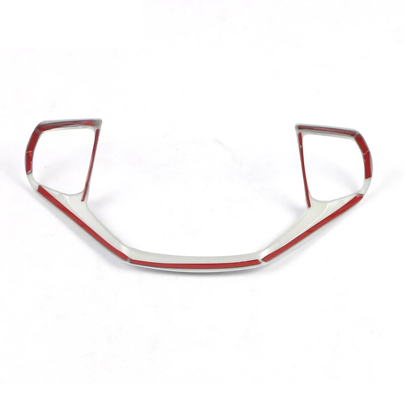 

for Ford Explorer 2020 Trim Accessories ABS Carbon Fiber Car Steering Wheel Switch Button Control Frame Decoration Cover