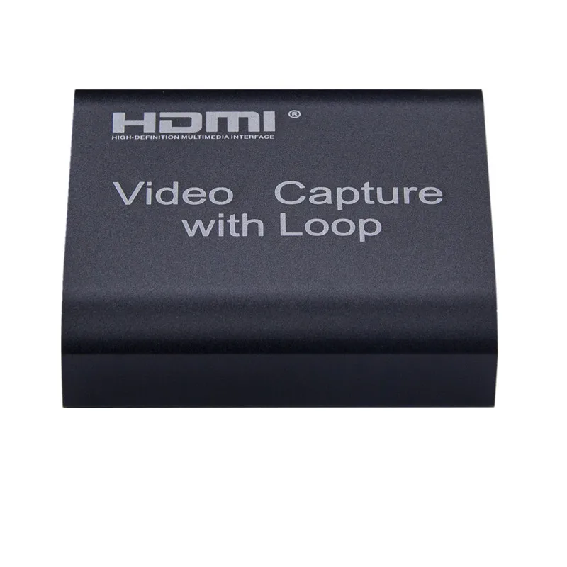 

Карта видеозахвата 4K USB с кольцевым выходом из алюминиевого сплава HD карта видеозахвата поддерживает экран 4K * 2K