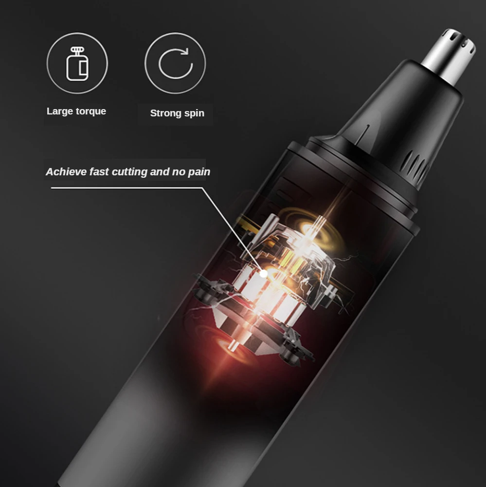 Электрический триммер для ушей и носа 3 в 1 Мужская бритва перезаряжаемый