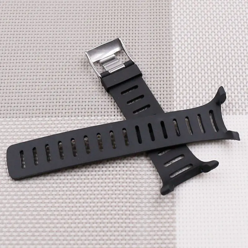 

Soft Rubber Watch Band Metal Buckle Wrist Strap with Screwdrivers for SUUNTO T1 T1C T3 T3C T3D T4C T4D T Series Smart Watch