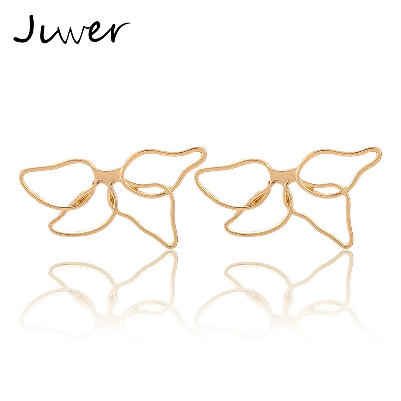 JLWER ювелирные изделия преувеличенные Золотые Большие полая Бабочка крылья
