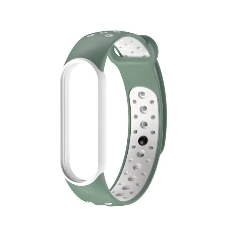 

Suitable For Xiaomi Mi Band 5TPU Wristband Dual Color Breathable Strap For Xiaomi MiBand 5 Miband Strap Replacement