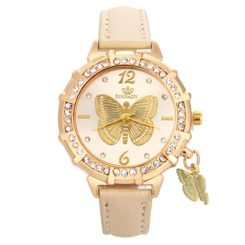 

Luxury Women Watches Butterfly Style Gfit Quartz Wrist Tower Rhinestone Pendant Wrist Watch Gd Relogio Feminino Часы Мужские