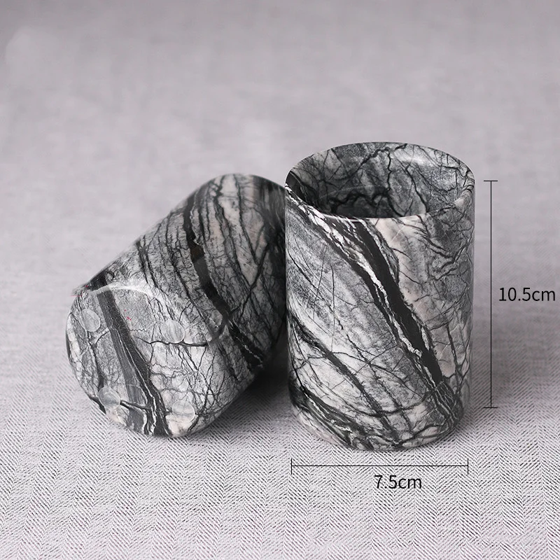 bathroom set marble liquid soap dispenser toothbrush holder gargle cup tray cotton swabtissue box sell separately nordic style free global shipping