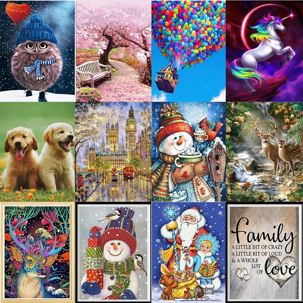 5D алмазная живопись Полный алмаз животное фотокартина мозаика домашнее