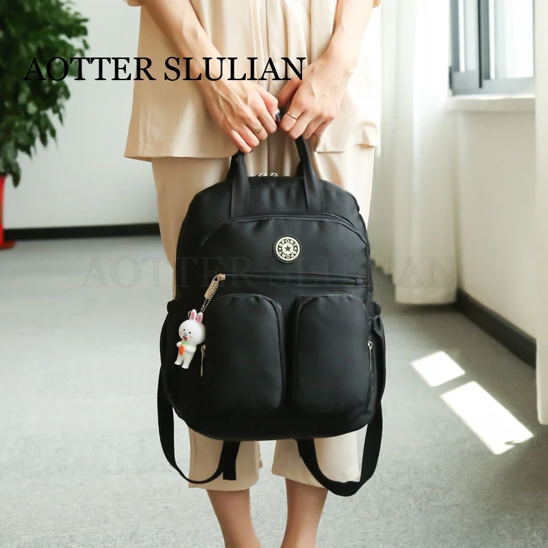 Женская дорожная сумка на молнии с мягкой ручкой и несколькими карманами|Женские