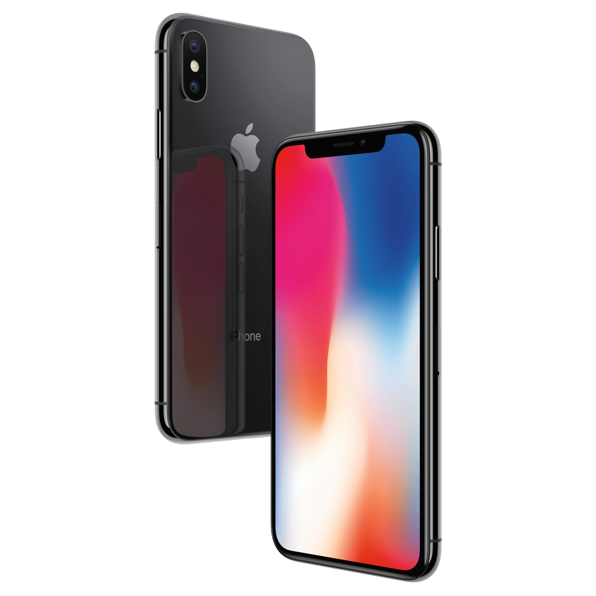 Смартфон iPhone X, разблокированный, 3+64/256 Гб, экран 5.8дюйм , камера 12 мп, функция Face ID, процессор Hexa Core, iOS A11, двойная камера