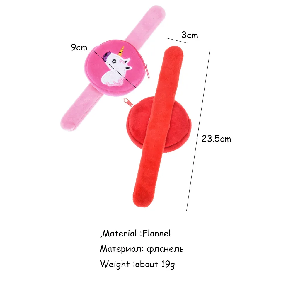 Романтические фланелевые браслеты Papa Circle с милым единорогом бумажником для