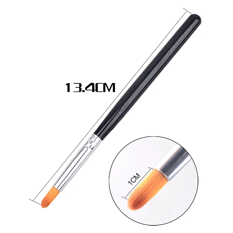 Живопись из линий для нейл-арта Черная Кисть ручки акриловый веер маргаритки