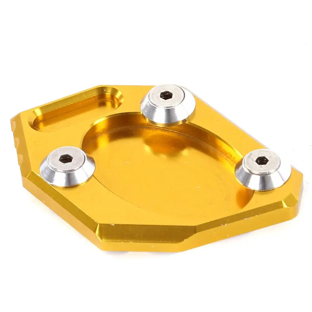 

Motorcycle Foot Side Stand Enlarger Extension Kickstand Plate Pad for KAWASAKI NINJA250 300 Motorbike Kickstand Plate