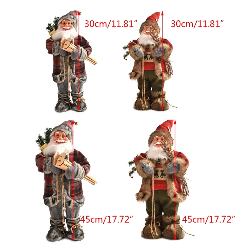 Рождественская Кукла Санта Клаус демонстрация окна настольное украшение