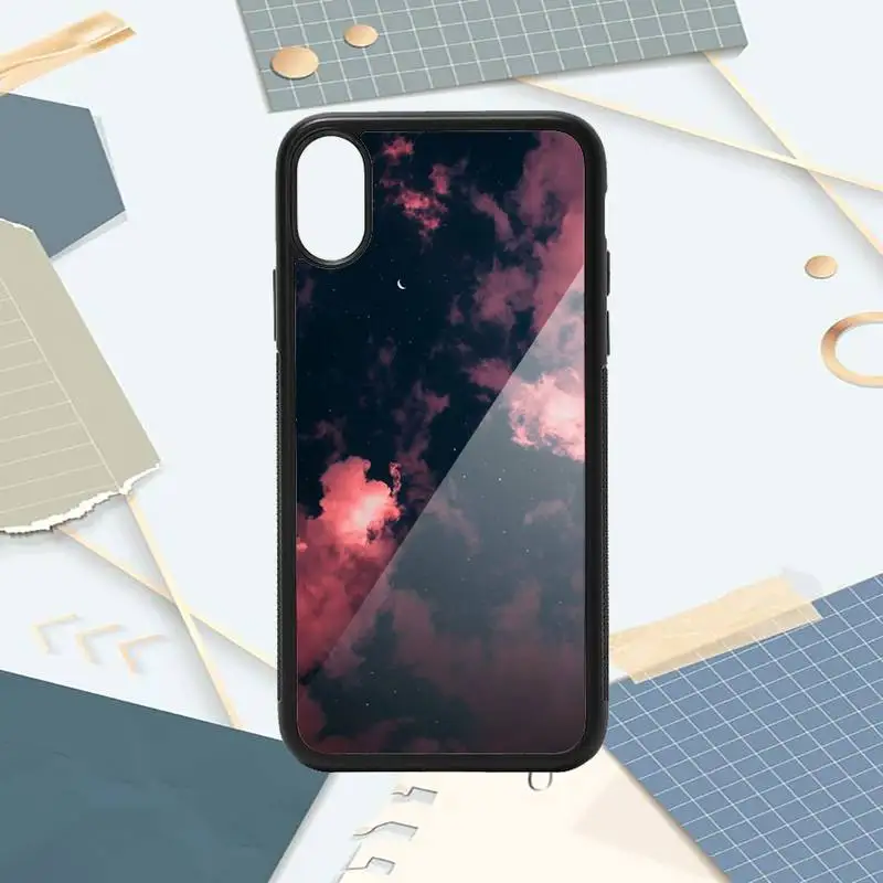 

Sweet sky pink Cloud Great aesthetic Phone Case PC for iPhone 11 12 pro XS MAX 8 7 6 6S Plus X 5S SE 2020 XR