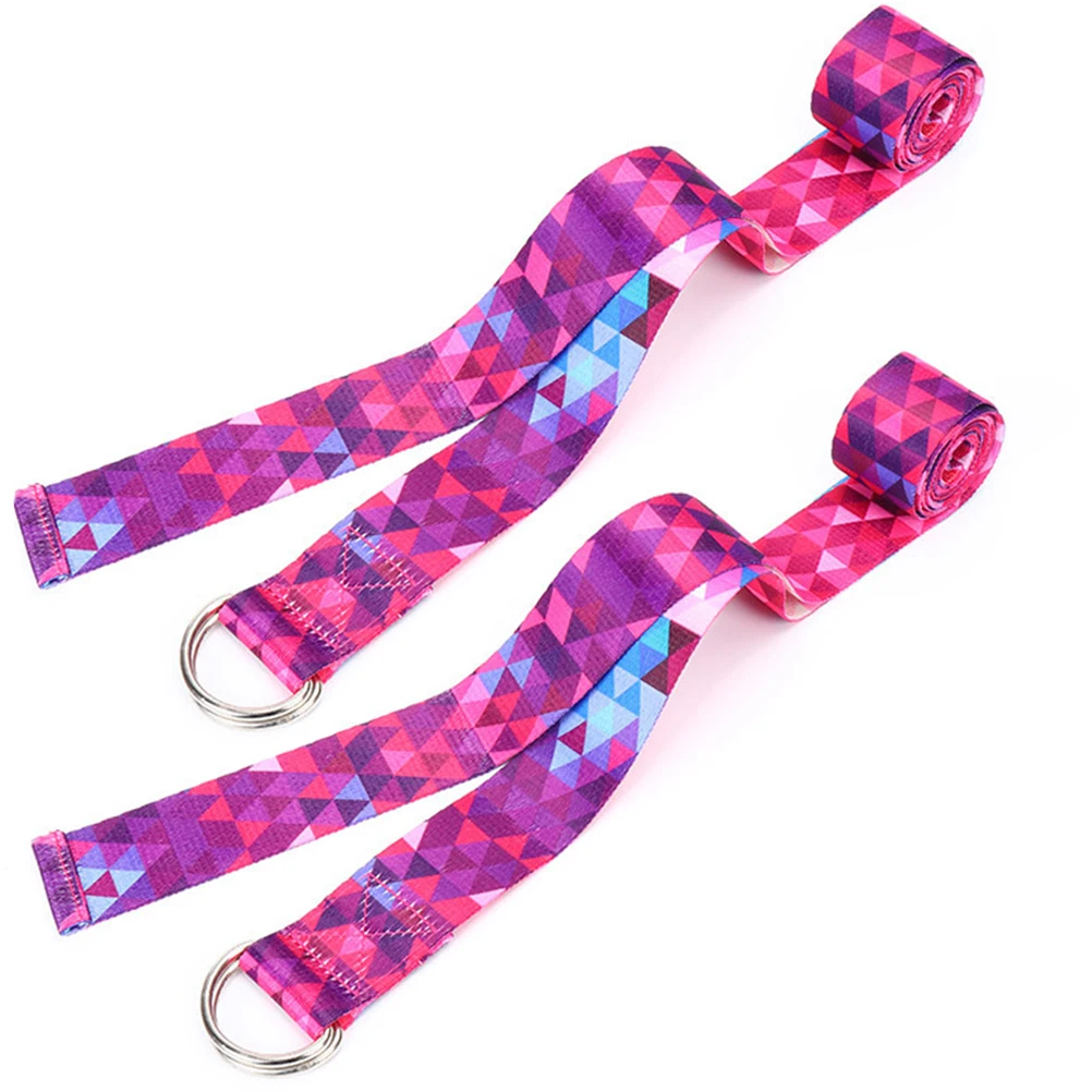 2 шт. эластичный пояс для йоги многофункциональный тянущийся ремень нескользящий