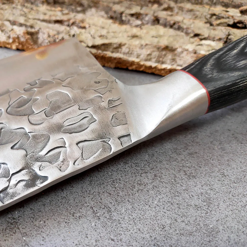 Stainless Steel Kitchen Cleaver Knives Wood Handle Handmade Chef Knife Traditional Butcher Slicing Chopping Cooking Tools | Дом и сад