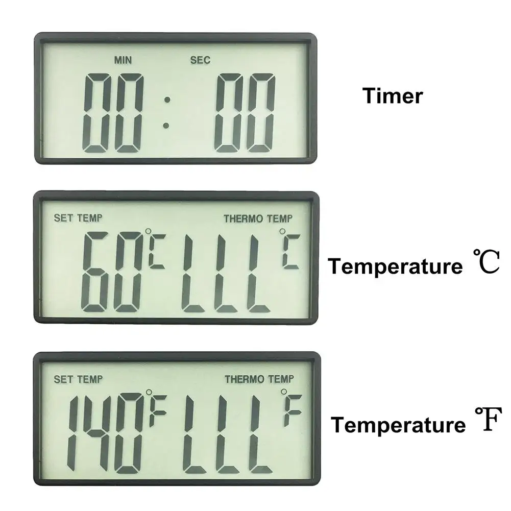 

1pcs Kitchen Food Thermometer Digital Probe Oven Meat Thermometer Timer Water Milk Liquid Timer for BBQ Grill Meat Food Cooking