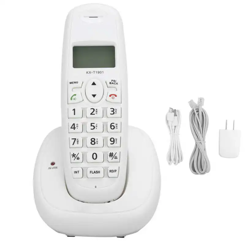 Телефон фихо KX-T1901 Настольный телефон домашний стационарный FSK/DTMF Идентификатор