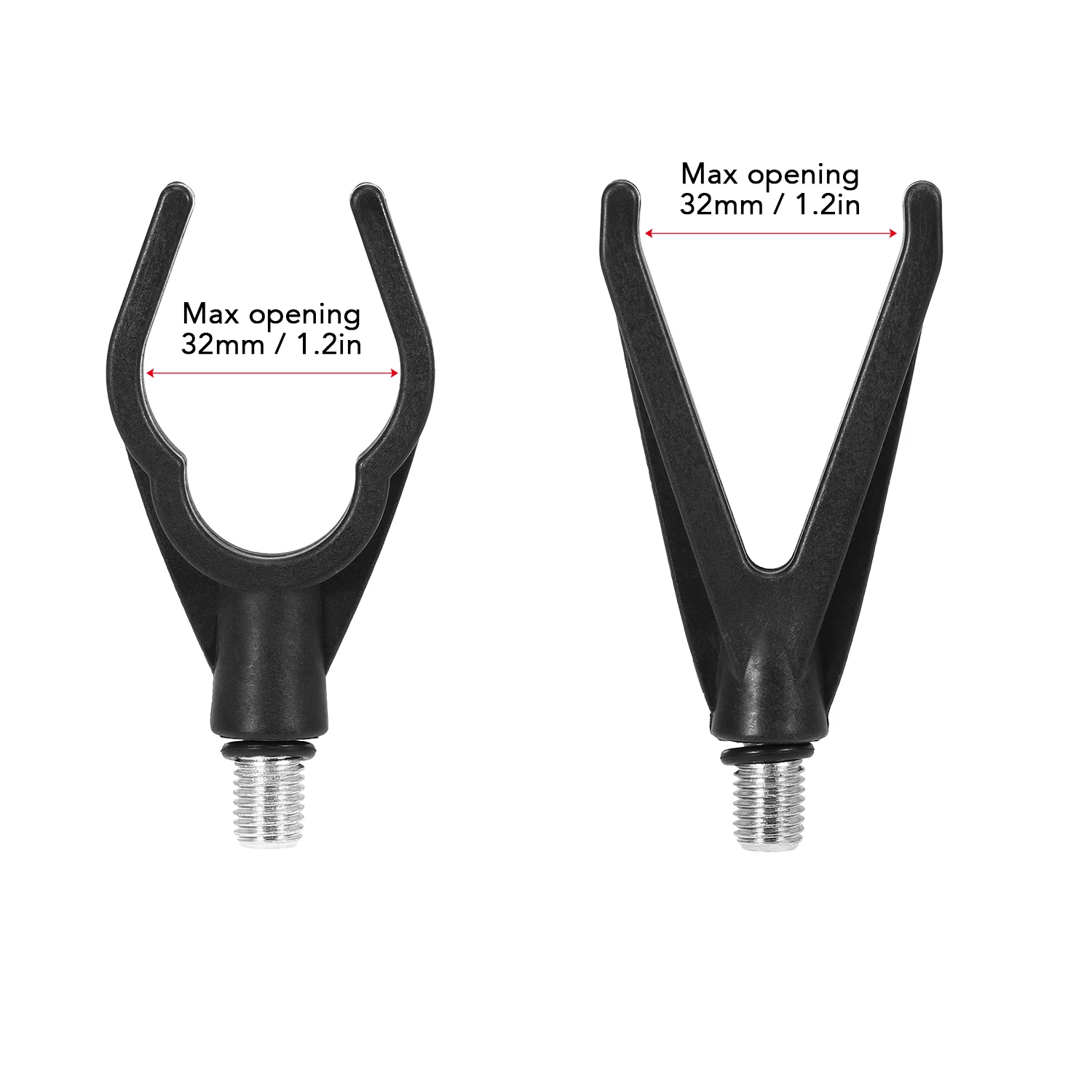 4PCS/Set Fishing Rod Rest Head Pole Butt Grip V-head Holder Carp Tackle | Спорт и развлечения