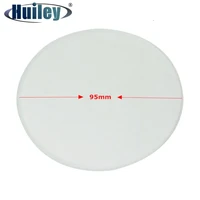 diameter 95 mm translucent board frosted glass working stage round specimen plate thickness 4 mm for stereo microscope