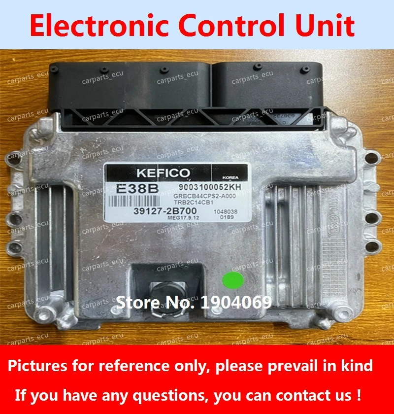 Per Hyundai -AT MEG17.9.12 scheda Computer motore auto/ECU/centralina elettronica/39134-2B551/39127-28348 E48B/ee38b