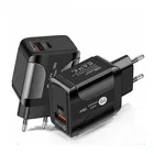 Зарядное устройство 18 Вт PD для iPhone 12, 11 Pro Max, быстрая зарядка 3,0, USB Тип C QC 4,0, зарядное устройство для Samsung S20, S21, S10, S9 Plus, Note 20