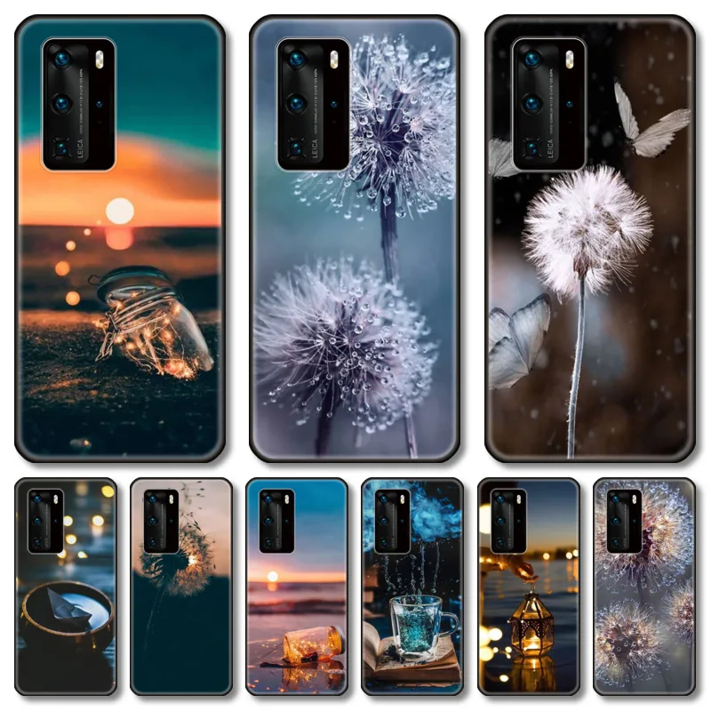 Чехол для телефона с изображением одуванчика и дрифта в бутылке Huawei Honor 20 10 9 8 N Pro