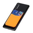 Модный силиконовый Мобильный телефон кошелек унисекс, держатель для карт, эластичный карман для мобильного телефона, клейкая наклейка, аксессуар, 1 шт.