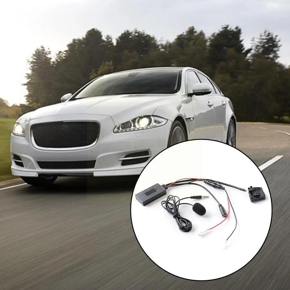 

Для Mercedes Aux Line Mercedes Comand 2,0 Aux изменение музыки Поддержка Bluetooth-Совместимость + микрофон для звонков P9i7