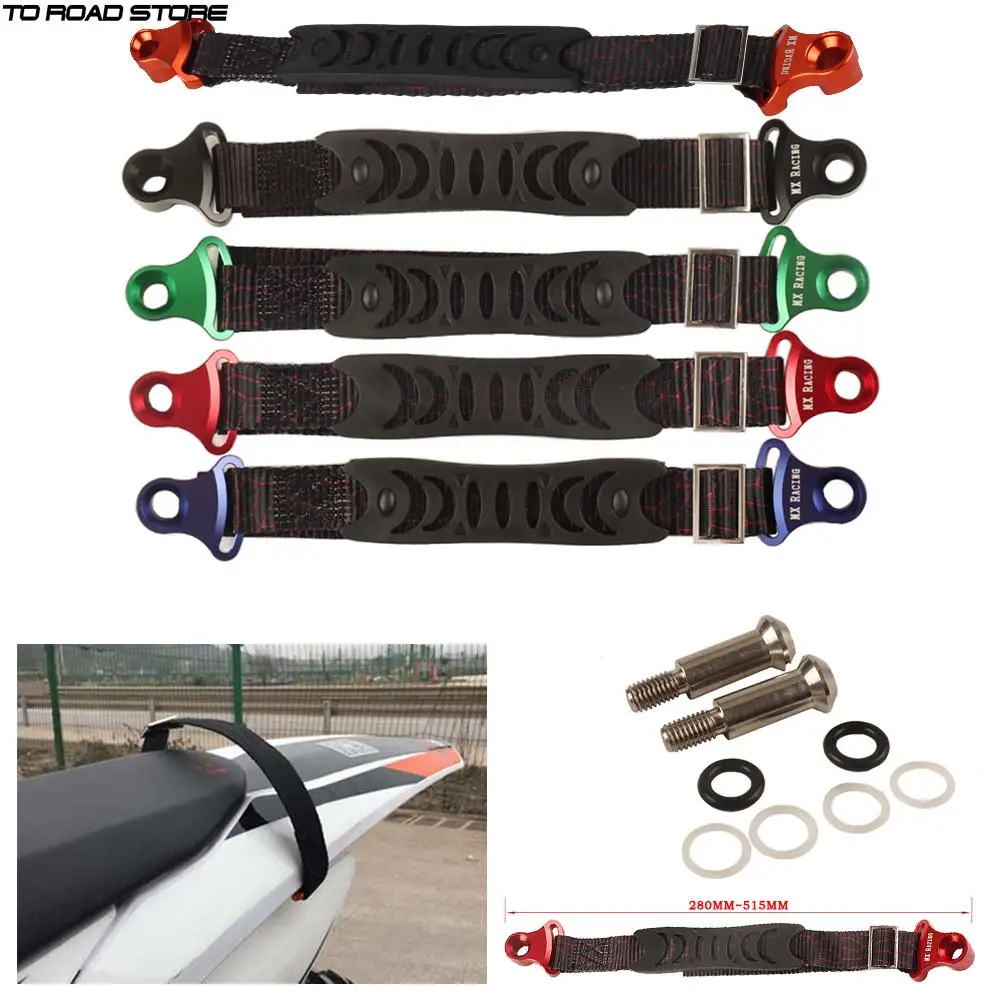 

100% Brand New Nylon Strap Universal Motorcycle Holding Strap 2021 Hot Selling High Cost Performance Back Fender Pull Strap