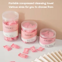 disposable compressible towel pure cotton travel portable facial towel beauty makeup remover cleansing towel microfiber towel