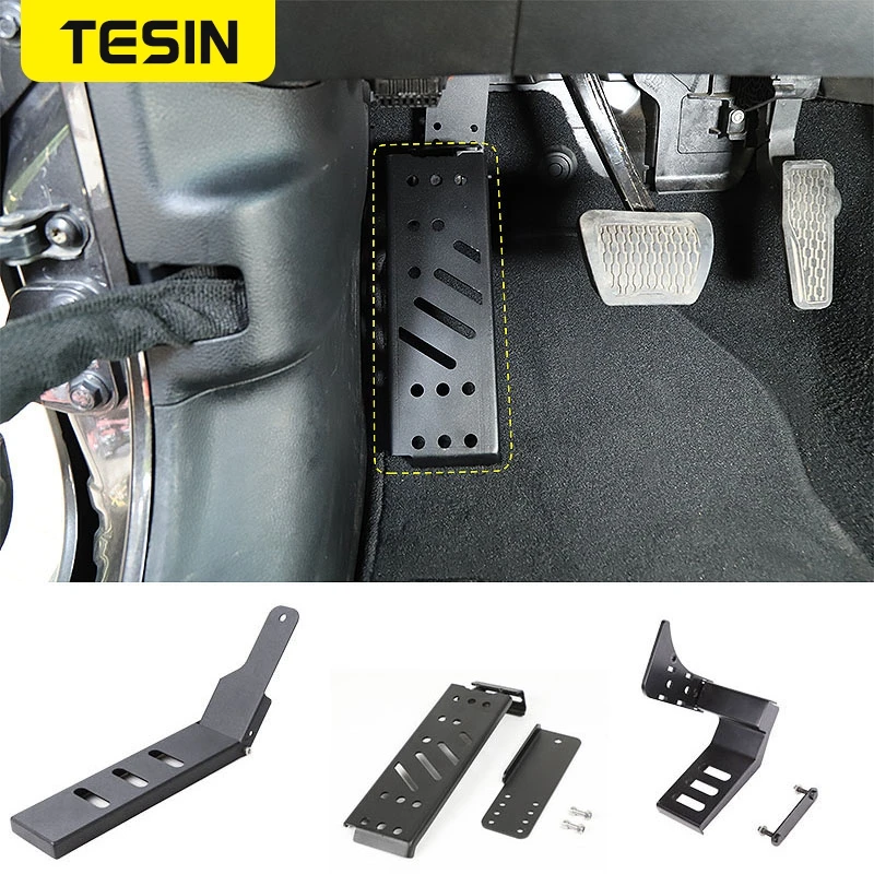 

Pedals for Jeep Wrangler JL 2018+Aluminum alloy Car Brake Foot Rest Pedal Pegs Plate Pads Cover For Jeep Wrangler JL Accessories