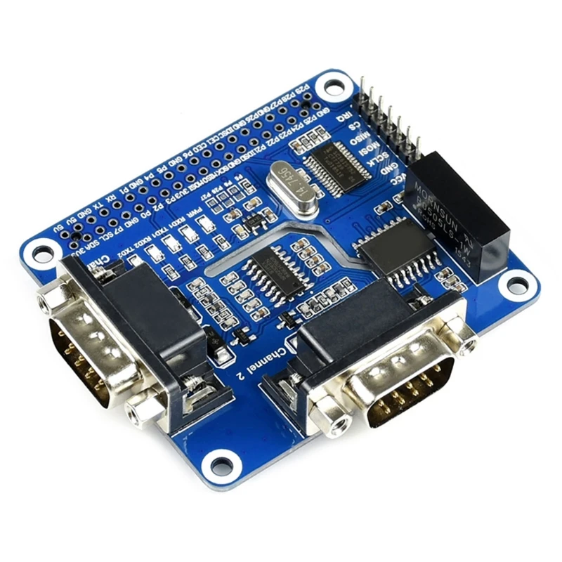 

RS232 Expansion HAT Dual-channel Isolated Expansion Parts 921600bps Data Rate