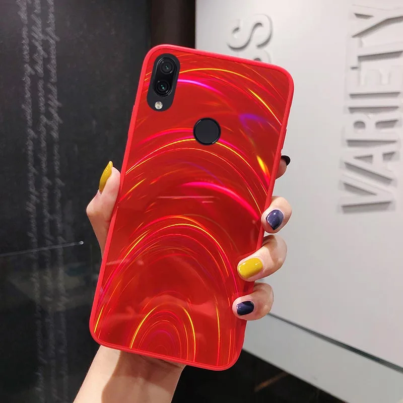 Радужный зеркальный чехол для Huawei P40 Mate 20 30 P20 P30 Lite Pro P Smart Z Plus Y5 Y6 Y7 Y9 Prime 2019 Honor 8X 7C 8A