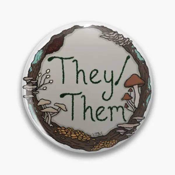 

Заколка-булавка с имитацией грибов, в виде венка