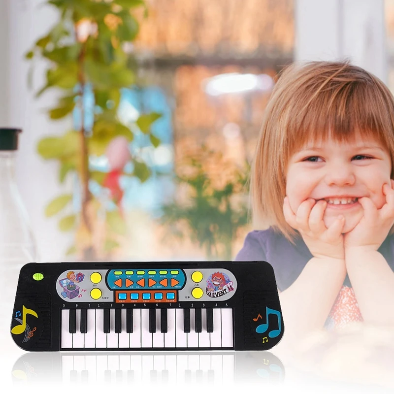 

25 Keys Kids Baby Musical Toys Children Musical Portable Instrument Electronic Piano Keyboard Educational Toys for Girl