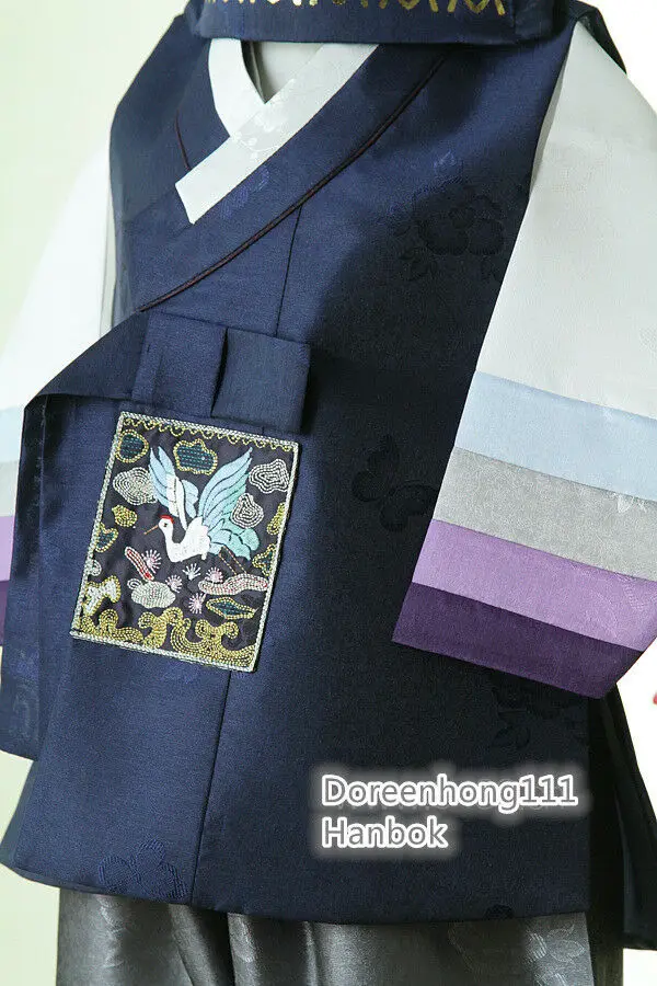 Корейский Традиционный ханбок для маленьких мальчиков день рождения корейский