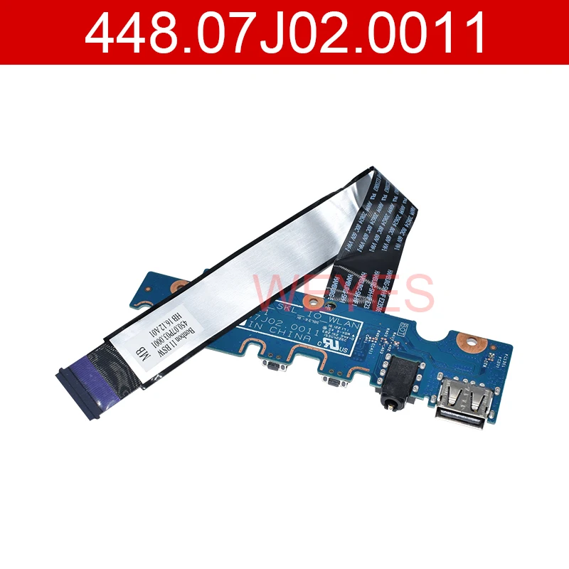 Подлинная для HP Pavilion x360 m1 u001dx M1 U SB аудио Плата с кабелем 448.07J02.0011|Компьютерные