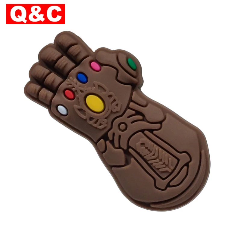 2 шт Мстители 3-INFINITY WAR ПВХ обувь Подвески Аксессуары для обуви обувь украшения обуви пряжки аксессуары подходят браслеты Croc J - Цвет: A11-(2pcs)