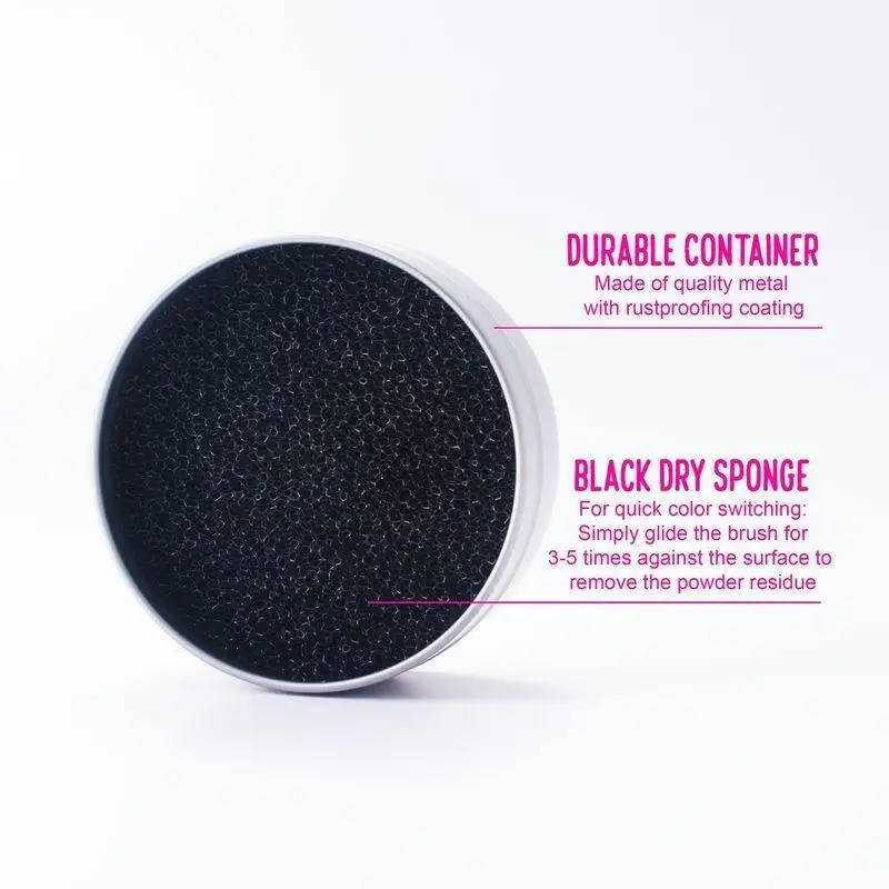 Чистящие коробки для кистей макияжа RUIMIO губка удаления цвета легко удаляет тени