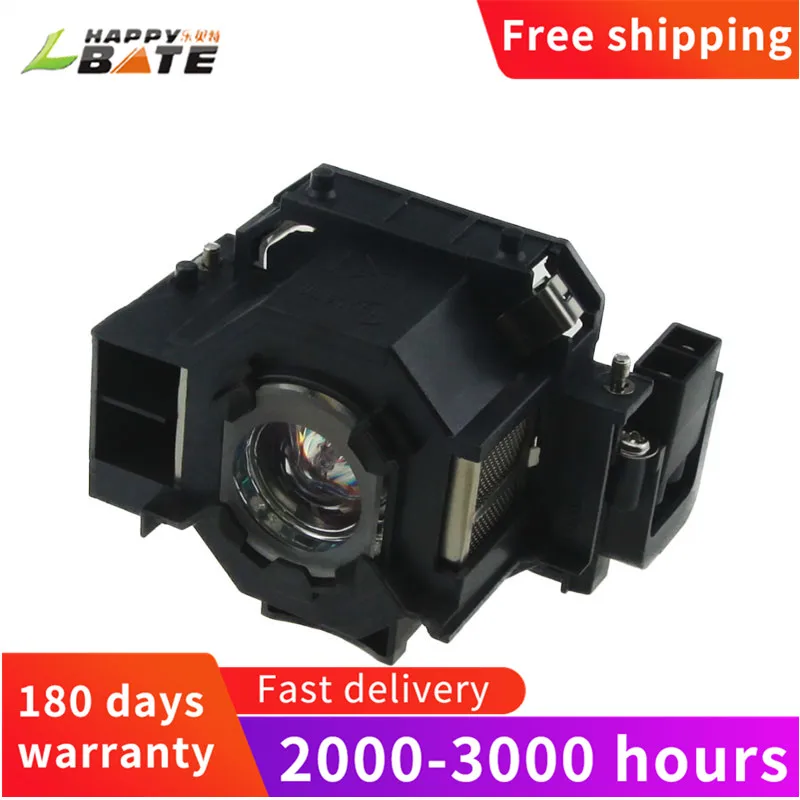 Совместимый проектор лампа ELPLP42 для EMP 400 400W 822 83C 83HE X56 X68 EX90 H281B H330A H330B H330C|Лампы