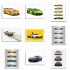 Le Mans автомобиль F1 родстер 24 часа Ретро Красный Черный Белый спортивный автомобиль постеры гостиная украшение стены Искусство печати домашний декор холст