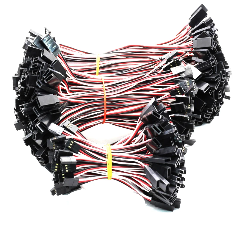 

5/10Pcs 100mm 150mm 200mm 300mm 500mm Servo Lead Cable Extension Y extension cordfor RC Futaba JR Male to Female 15cm 30cm 50cm