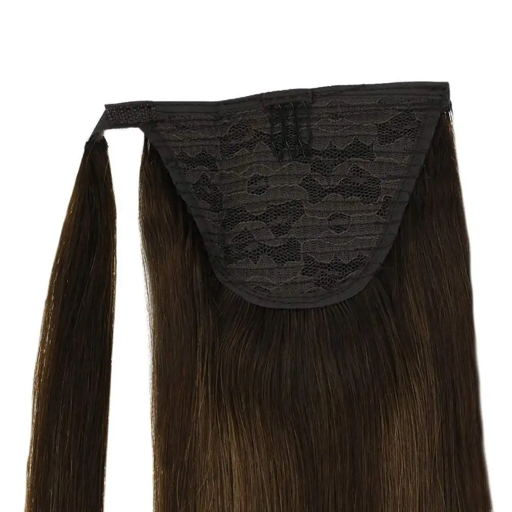 VeSunny конский хвост для наращивания обертывание вокруг волшебной ленты 100%