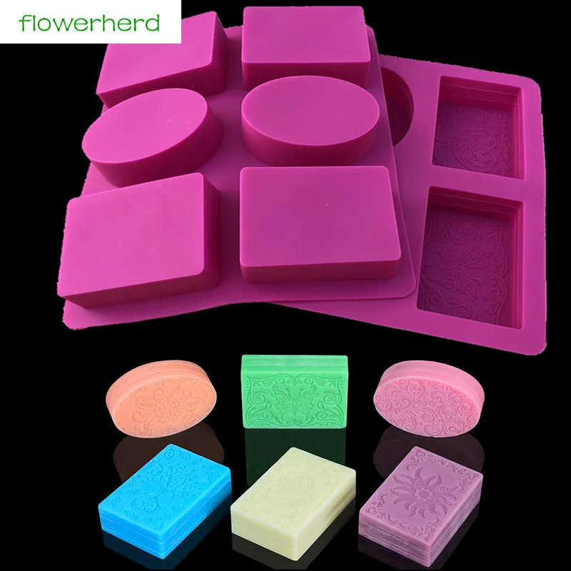 6 полостей платье с кружевным узором силиконовая форма для мыла поделок ручной