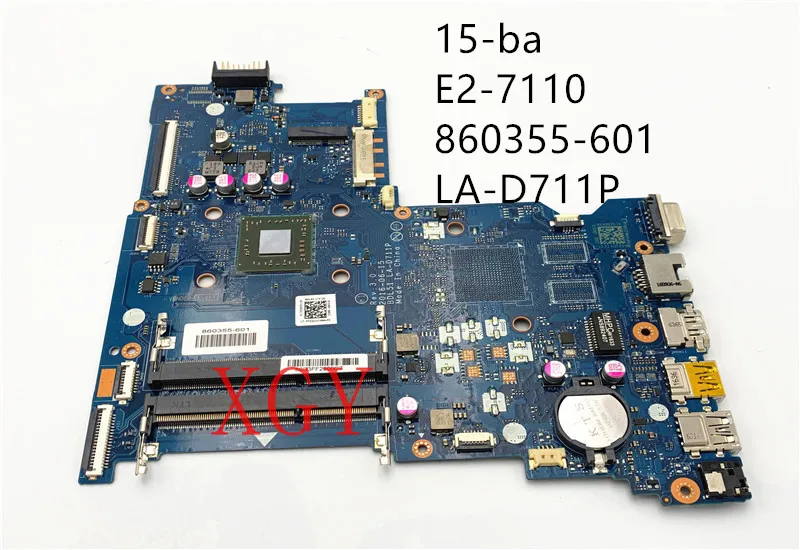 

original for HP 255 G5 001 15-BA Laptop Motherboard 860355-601 LA-D711P E2-7110 CPU 100% test OK