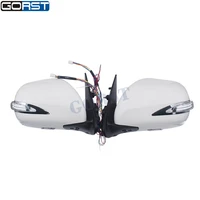 accessories car styling electric reflector rearview mirror side mirror exterior with led light for toyota hiace 200 2005 2015
