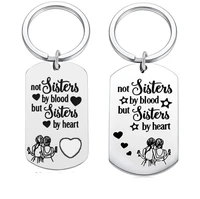 the best friend keychain sisters by heart keychain for sistersbest friend gifts women girls birthday gifts fashion jewelry