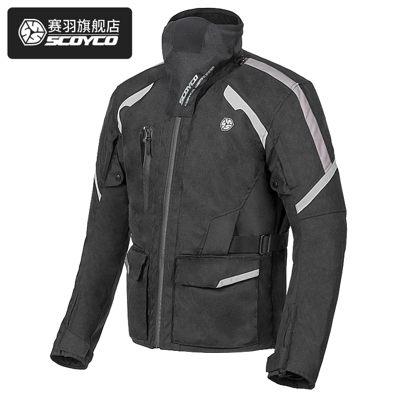 Мотоциклетная куртка SCOYCO 21 Мужская водонепроницаемая ветрозащитная одежда для