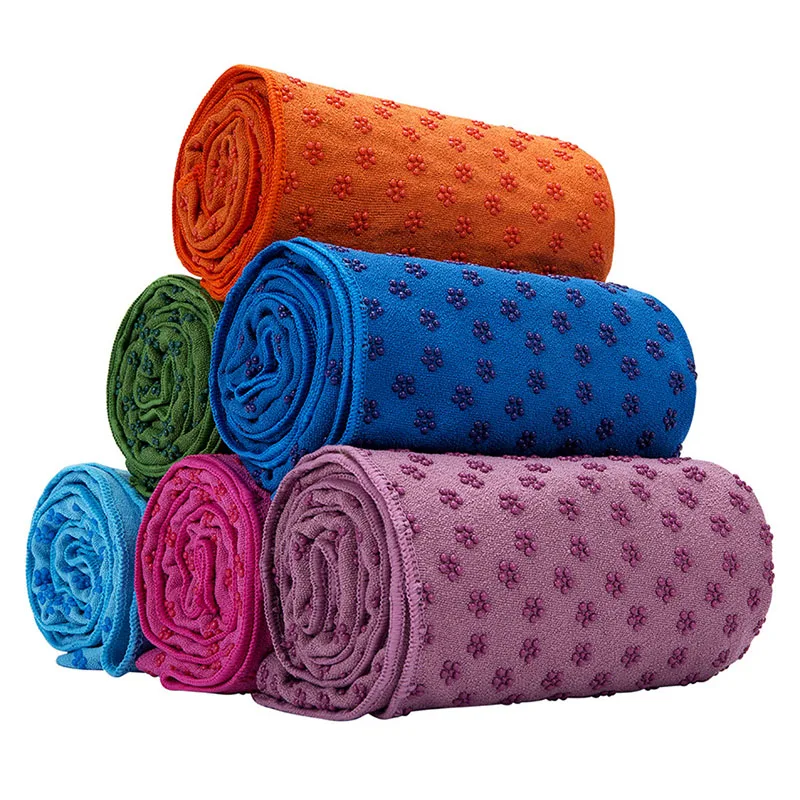Non Slip Yoga Blankets Quick Dry Yoga Towel Mat Sweat Absorbent Microfiber 183cm*61cm Sport Fitness Equipment Exercise Pilates