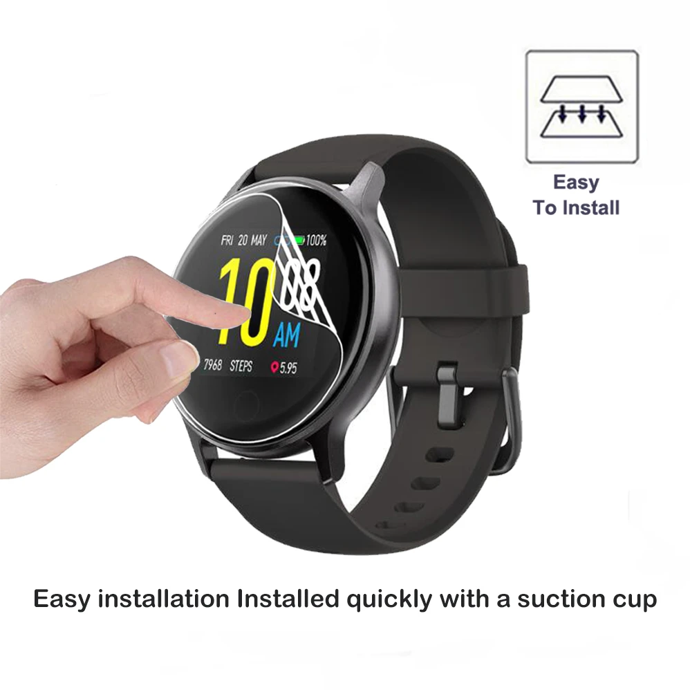 Защитная пленка для смарт часов UMIDIGI Uwatch 2S Гидрогелевая мягкая прозрачная из ТПУ