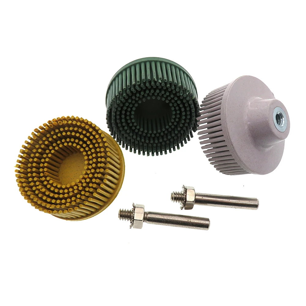 Диск-щетка для снятия абразивного покрытия 2 дюйма с хвостовиком 1/4 резина